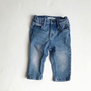ZY medium wash skinny jeans EUC 9-12  months